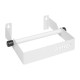 Jantex Open Centre Feed Roldispenser – Handdoekdispenser Zilver Gepoedercoat Staal