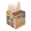 Jantex Groen 100% Gerecyclede Gezichtsdoekjes Kubus 100 Vel (36 stuks)