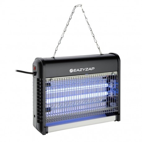 Eazyzap energiezuinige LED insectenverdelger 50m² - Zwart