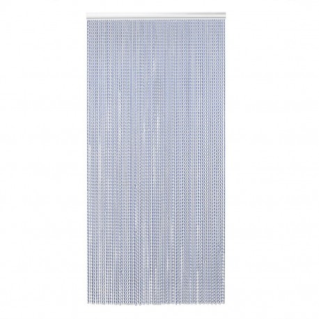 EazyZap Kettinggordijn Vliegengordijn Blauw – Aluminium Deurgordijn 195x90 cm