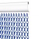 EazyZap Kettinggordijn Vliegengordijn Blauw – Aluminium Deurgordijn 195x90 cm