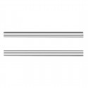 Jantex metalen buis (2 stuks) – zilveren accessoire voor JA871