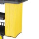 Jantex Reservetas voor Schoonmaakwagen 80L - Geel Polypropyleen