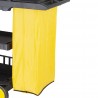 Jantex Reservetas voor Schoonmaakwagen 80L - Geel Polypropyleen