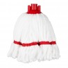 Jantex Microvezel Mopkop Rood Streep 150g - Kleurcode Rood