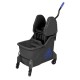 Jantex dweilemmer met twee compartimenten en wringer - blauw, 30 liter