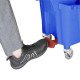 Jantex 30L Dweilemmer met Voetpedaalontgrendeling - Blauw Kentucky Model