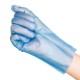 Nisbets Essentials poedervrije TPE handschoenen blauw S - 200 stuks