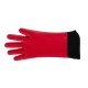 Kitchen Craft MasterClass Siliconen Ovenhandschoen met Katoenen Binnenhoes - Rood