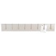 Louis Tellier Rekeninghouder Met 8 Veren 625mm - RVS Bonnenhouder Zilver
