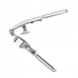 Vogue Aluminium Knoflookpers – Zilver