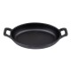 Olympia Gietijzeren Ovale Orenschotel 180x120mm - Zwart