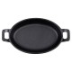Olympia Gietijzeren Ovale Orenschotel 180x120mm - Zwart