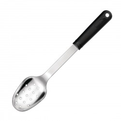 Deglon Sabatier Stop Glisse geperforeerde serveerlepel RVS zwart 32cm