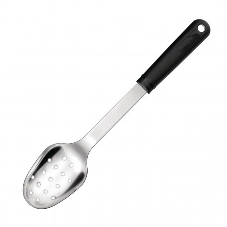 Deglon Sabatier Stop Glisse geperforeerde serveerlepel RVS zwart 32cm