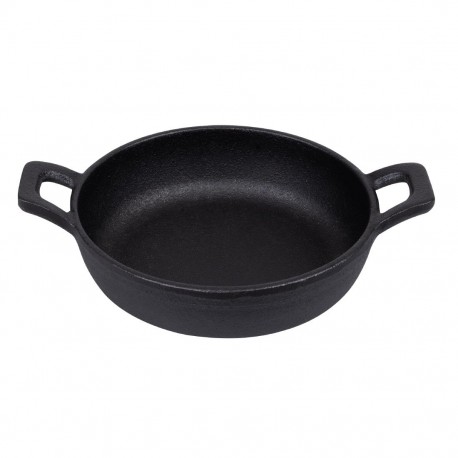 Olympia Gietijzeren Skillet Pan 120mm - Zwart