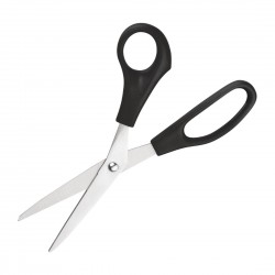Nisbets Essentials keukenschaar RVS – zwart, 20,3 cm