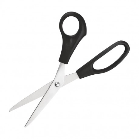 Nisbets Essentials keukenschaar RVS – zwart, 20,3 cm