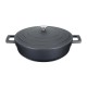 Masterclass Ondiepe Braadpan 4L - Gegoten Aluminium - Zwart