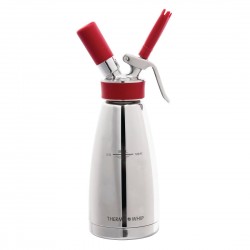 ISI Thermo slagroomspuit 0,5L – RVS Keukengerei Zilver