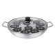 Vogue Aluminium Eierpocherset 35cm - Keukengerei voor 12 Eieren