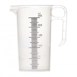 Pro-Measures polypropyleen maatbeker 250ml – Helder