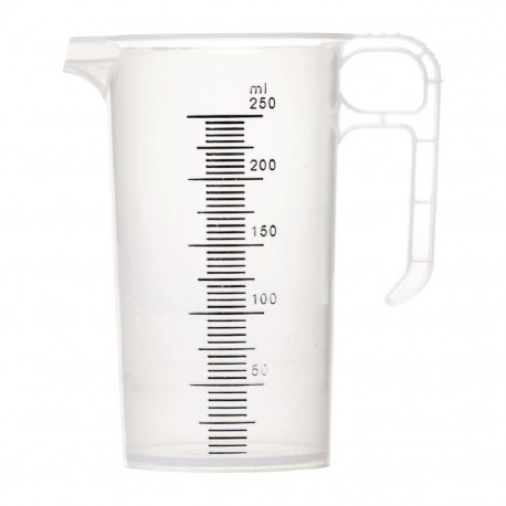 Pro-Measures polypropyleen maatbeker 250ml – Helder