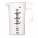 Pro-Measures polypropyleen maatbeker 250ml – Helder