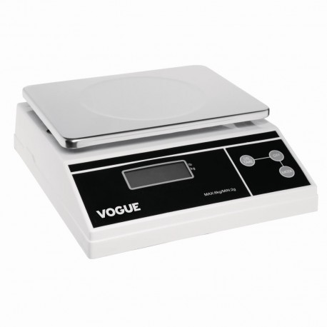 Vogue Digitale Platformweegschaal 6Kg RVS Zilver