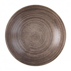 Churchill Stonecast Raw Brown Coupe Schalen 184mm - set van 12