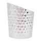 Olympia Chipbeker Gehamerd RVS – 112x95mm 480ml Zilver