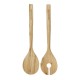 KitchenAid Bamboe Saladeserveerset - Serveervork en Serveerlepel