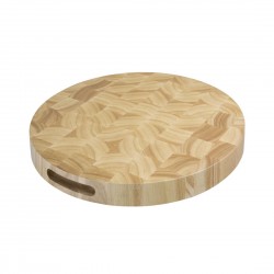 Vogue ronde houten snijplank – bruin, Ø40 cm