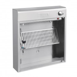 Buffalo UV-messensterilisator RVS 430 - Capaciteit 14 messen, Zilver