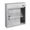 Buffalo UV-messensterilisator RVS 430 - Capaciteit 14 messen, Zilver