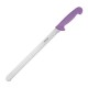 Hygiplas Slicer Gekarteld Paars 30cm – RVS Broodmes voor Allergenen
