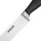 Vogue Soft Grip gekarteld snijmes 30cm - RVS keukenmes met ergonomische grip