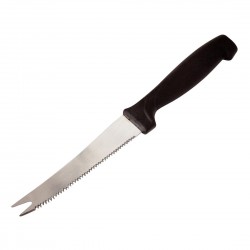 Beaumont bartendersmes zwart – Hygiplas kunststof heft, 206 mm