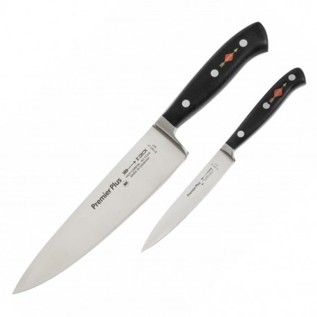 Dick Premier Plus 2-delige cadeauset – Messenset Chroom RVS Zwart