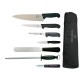 Victorinox 7-delige Messenset met Koksmes en Roltas – Carbon RVS
