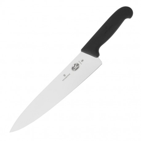 Victorinox Fibrox koksmes 25,5 cm – RVS Carbon met anti-slip heft
