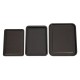 Nisbets Essentials anti-aanbak bakplaten set van 3 - zwart staal