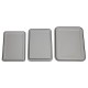 Nisbets Essentials anti-aanbak bakplaten set van 3 - zwart staal