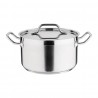 Nisbets Essentials RVS inductie kookpan 24cm 5,6L - Zilver