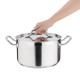 Nisbets Essentials RVS inductie kookpan 24cm 5,6L - Zilver