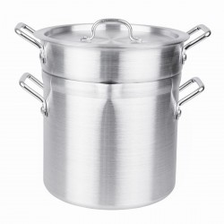 Vogue au bain-mariepan met inzet - aluminium 10 liter