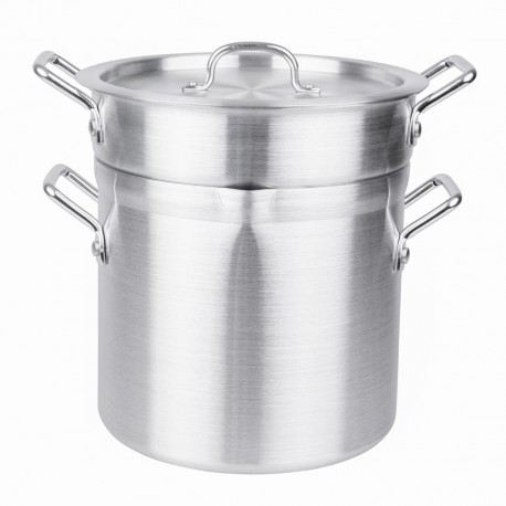 Vogue au bain-mariepan met inzet - aluminium 10 liter