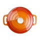Vogue Ronde Braadpan Gietijzer Oranje 20,5(Ø)cm – 3,2L Inductie