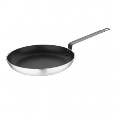 Vogue Aluminium Koekenpan met Antiaanbaklaag 30cm - Zilver
