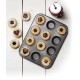 Masterclass Crusty Bake Ondiepe Bakplaat met 12 Gaten - Anti-aanbak Carbonstaal, Zwart